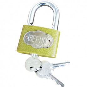 Khóa treo gang bấm sơn vân búa 01621